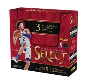 2021-22 Panini Select Basketball Hobby Trading Cards