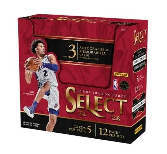 2021-22 Panini Select Basketball Hobby Trading Cards