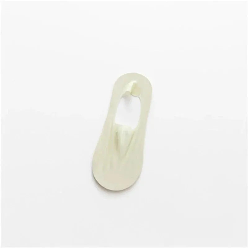 5 Pairs Ultra-Thin Short Socks  Invisible, Anti-Slip, Ice Silk