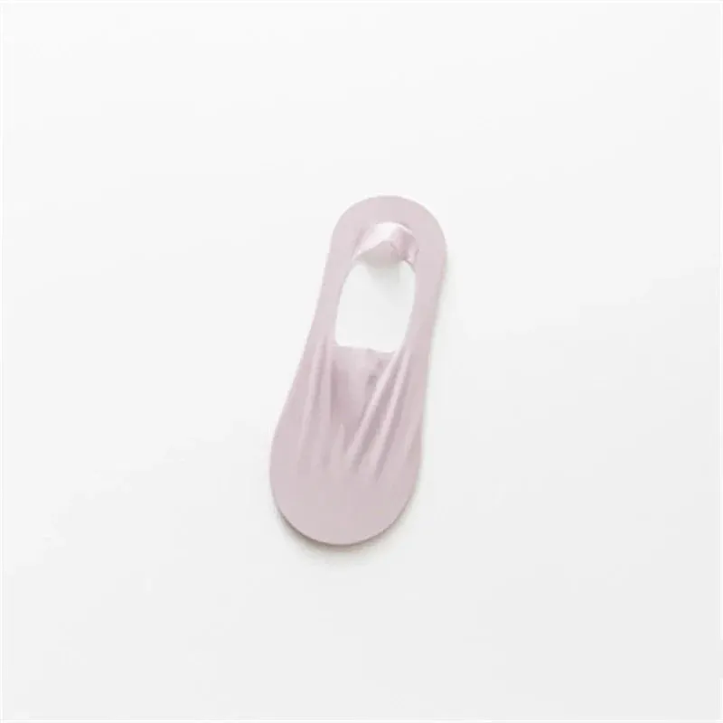 5 Pairs Ultra-Thin Short Socks  Invisible, Anti-Slip, Ice Silk