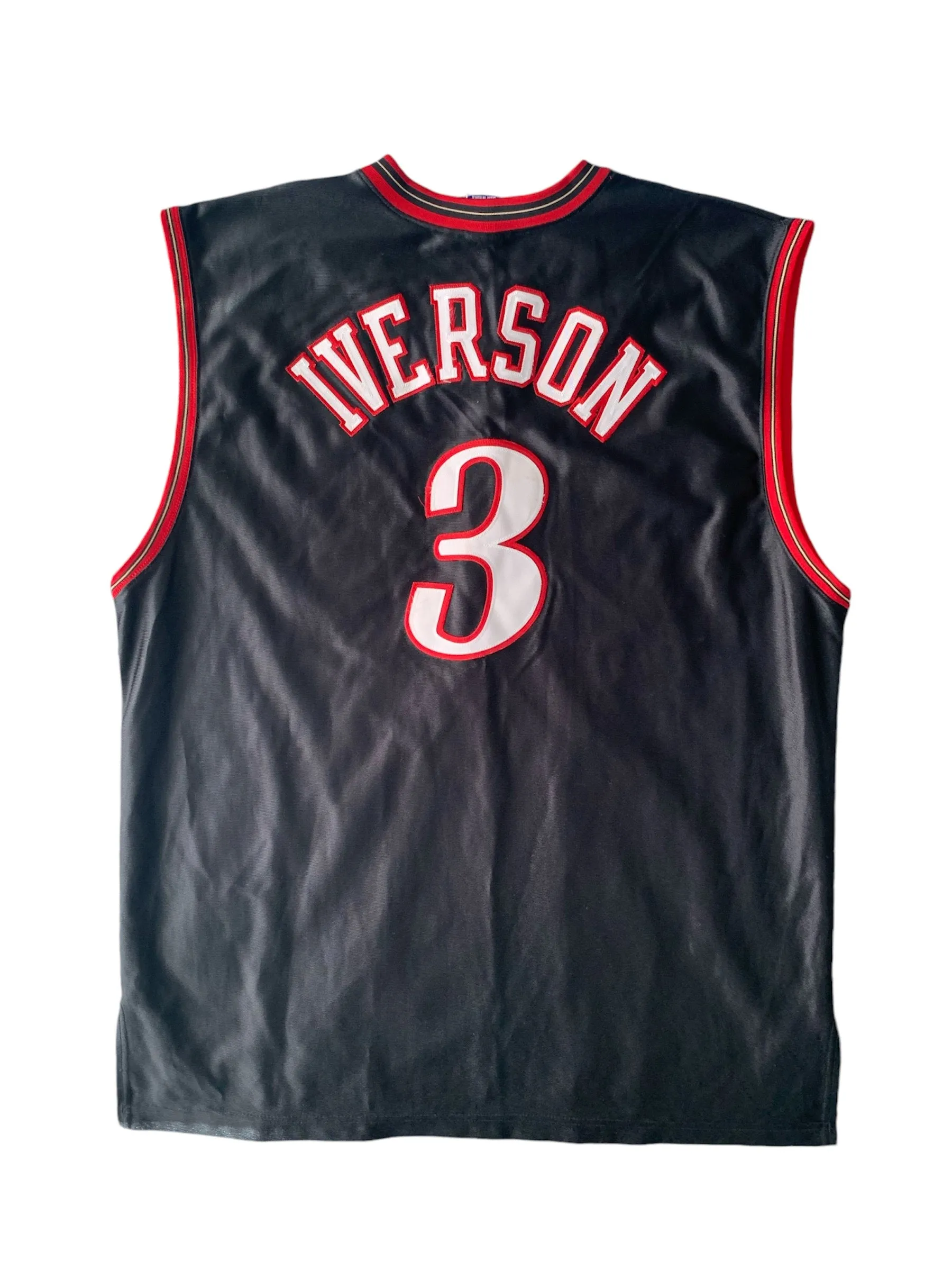 76ers Iverson Champion Authentic Jersey (52/XXL)