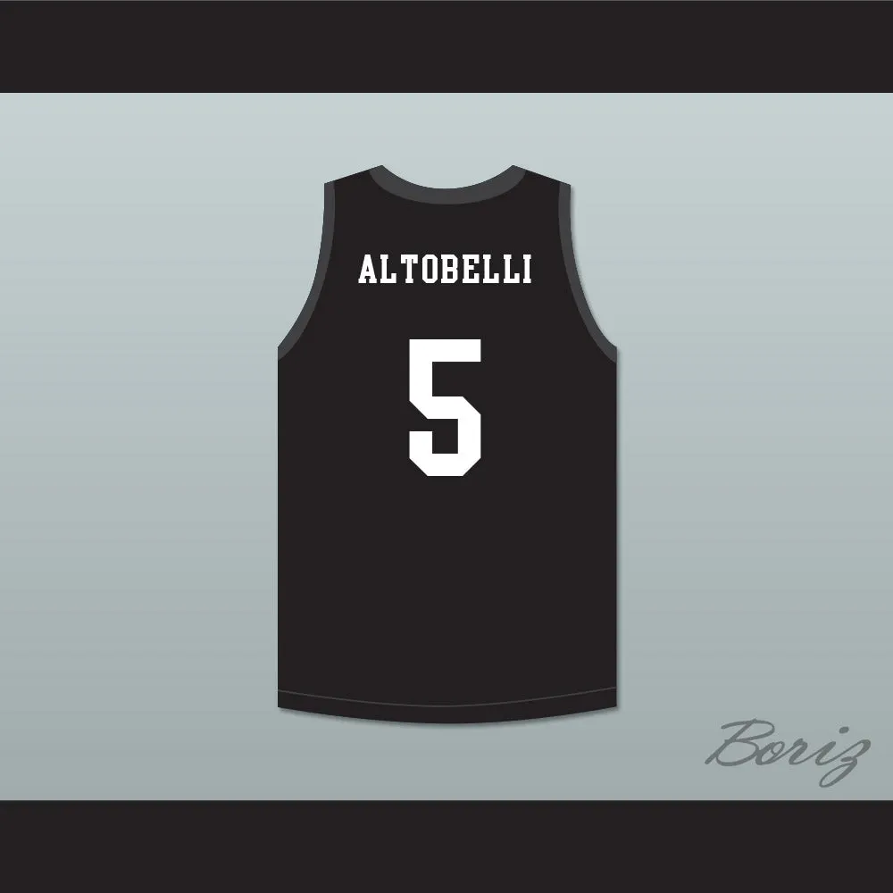 Alyssa Altobelli 5 Mamba Ballers Black Basketball Jersey