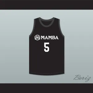 Alyssa Altobelli 5 Mamba Ballers Black Basketball Jersey