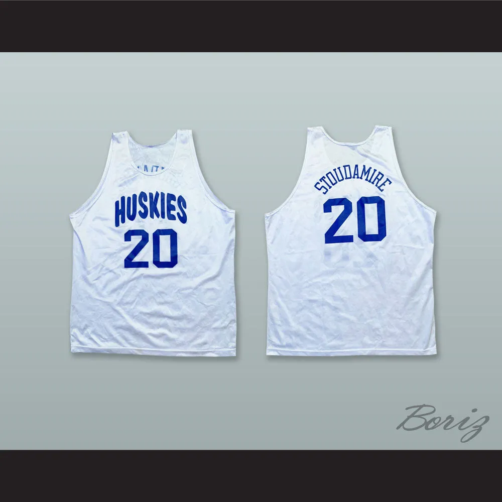 Amar'e Stoudemire 20 Toronto Huskies White Basketball Jersey