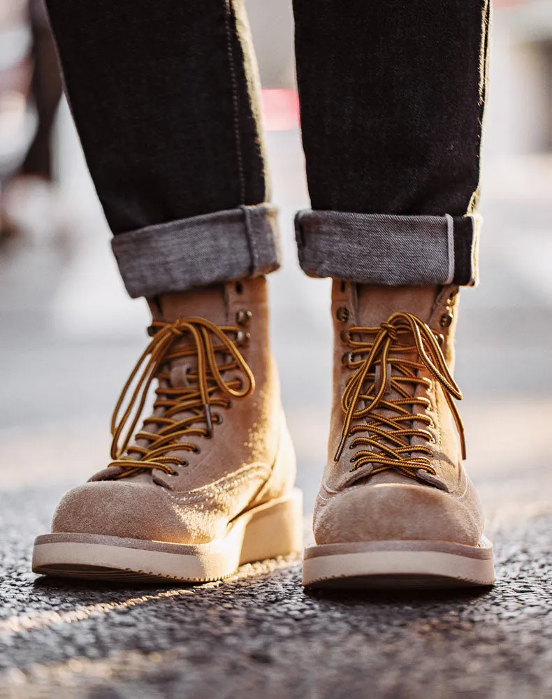 American Retro Winter Desert Suede Logging Men's Work Boot