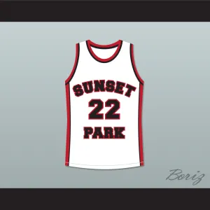 Antwon Tanner Drano 22 Sunset Park White Basketball Jersey