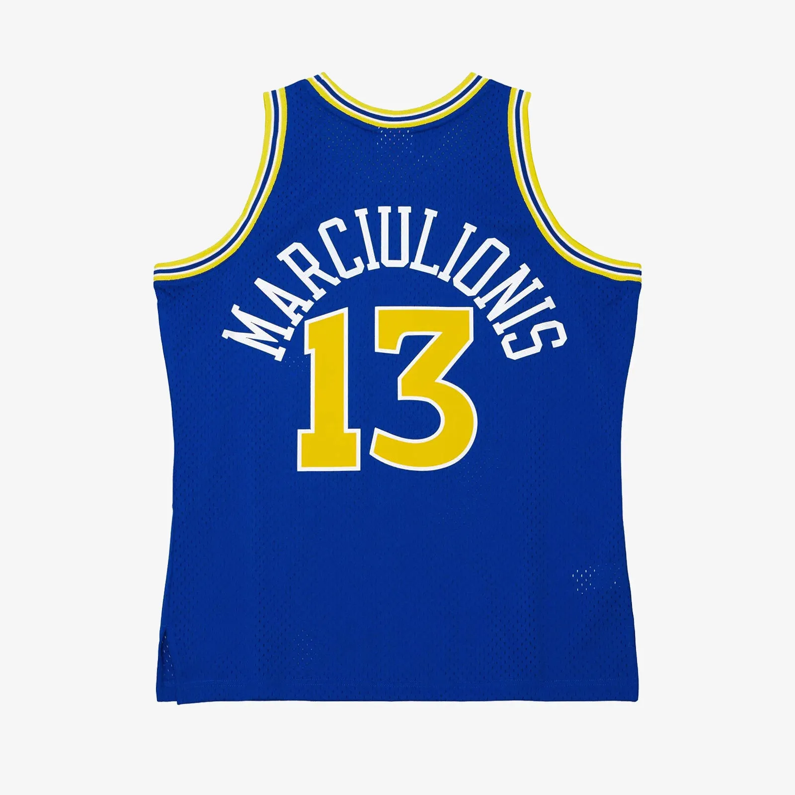 Šarūnas Marčiulionis Golden State Warriors 90-91 HWC Swingman Jersey - Blue