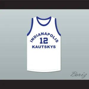 Arnie Risen 12 Indianapolis Kautskys Basketball Jersey