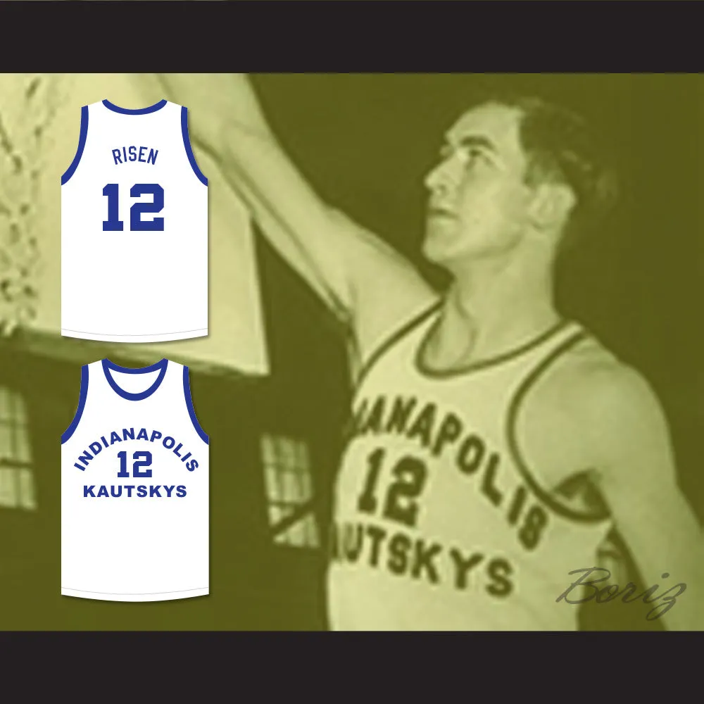 Arnie Risen 12 Indianapolis Kautskys Basketball Jersey