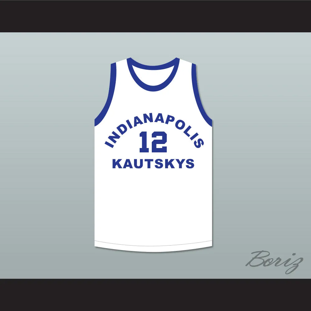 Arnie Risen 12 Indianapolis Kautskys Basketball Jersey