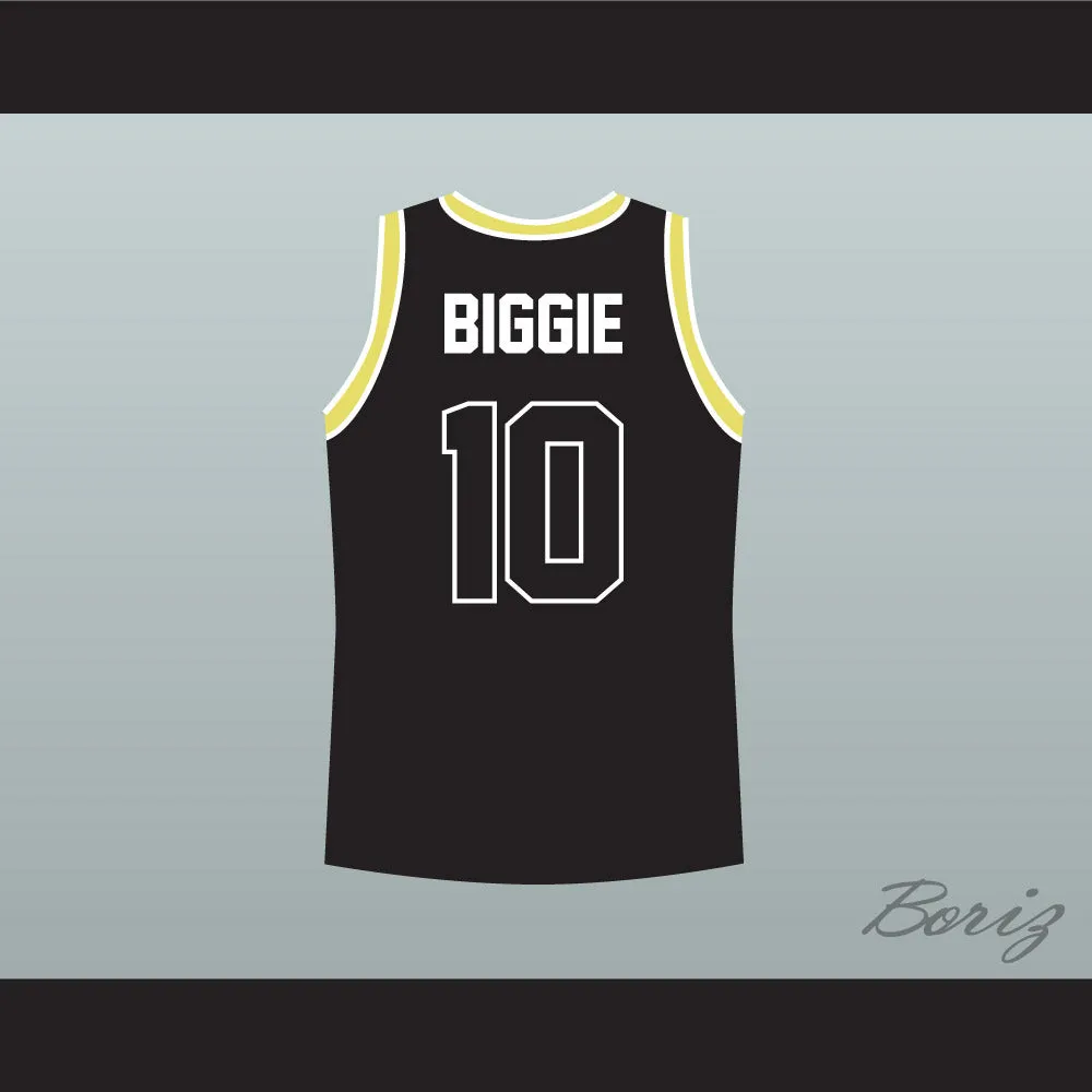 Biggie Smalls 10 Bad Boy Black Basketball Jersey