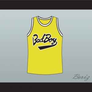 Biggie Smalls 10 Bad Boy Yellow Basketball Jersey