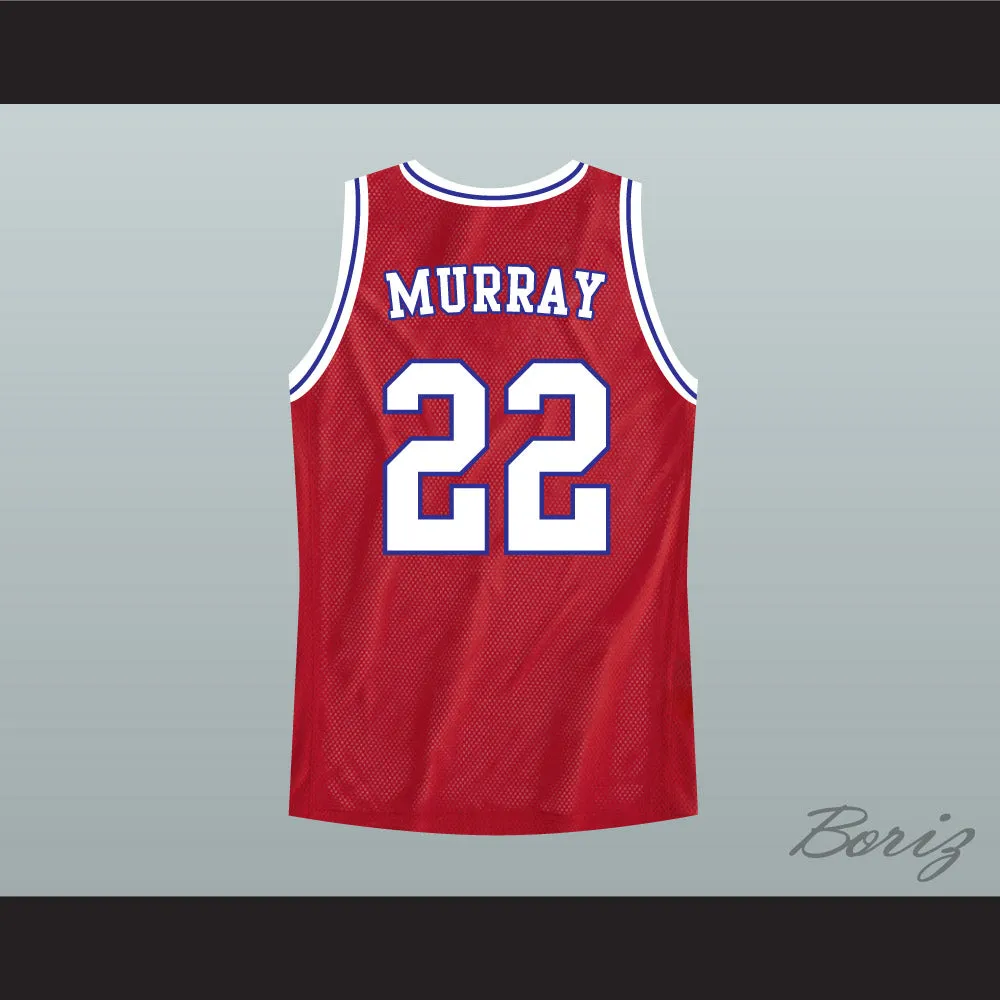 Bill Murray 22 Tune Squad Red Basketball Jersey