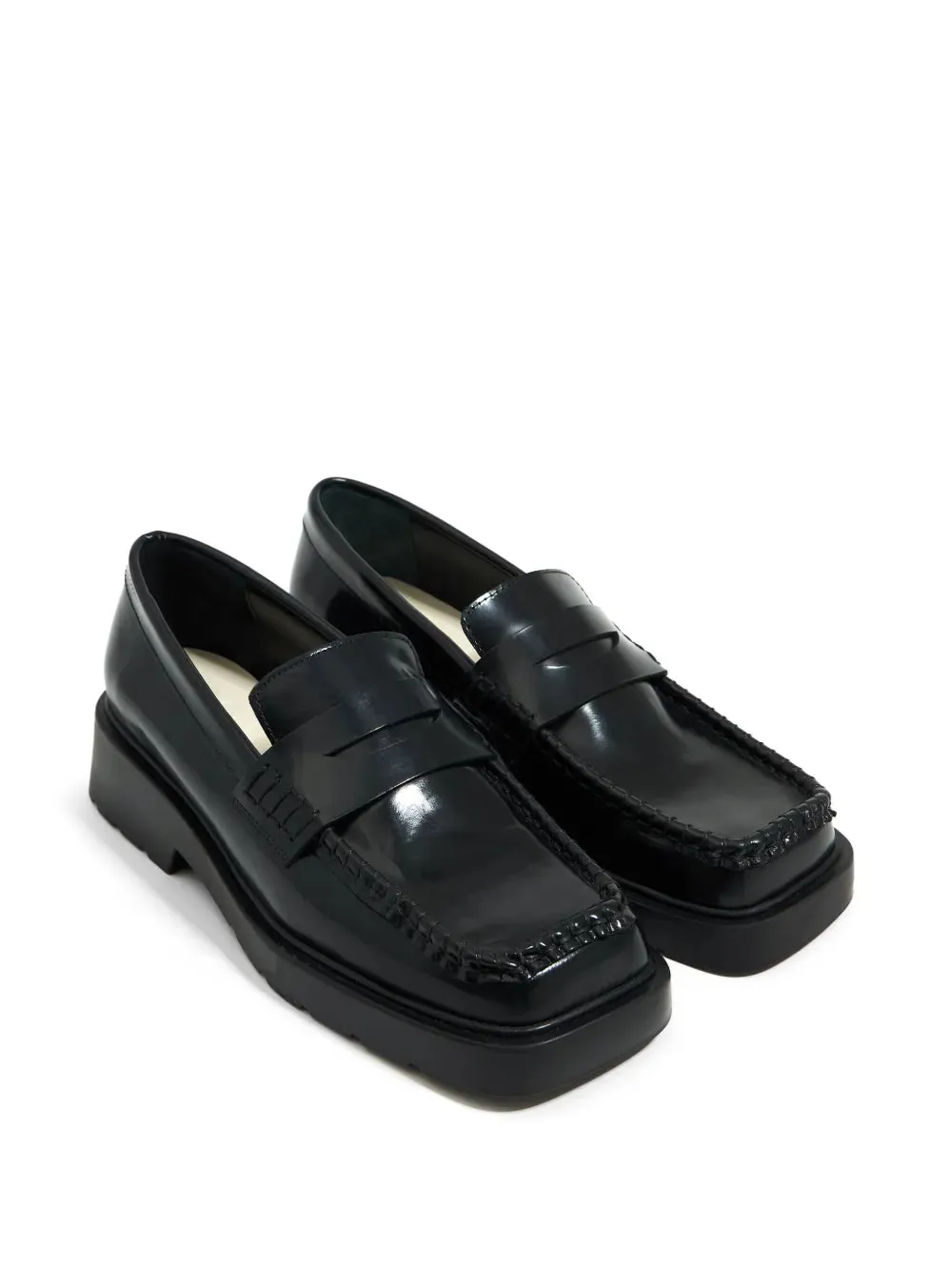Bimba y Lola leather loafers