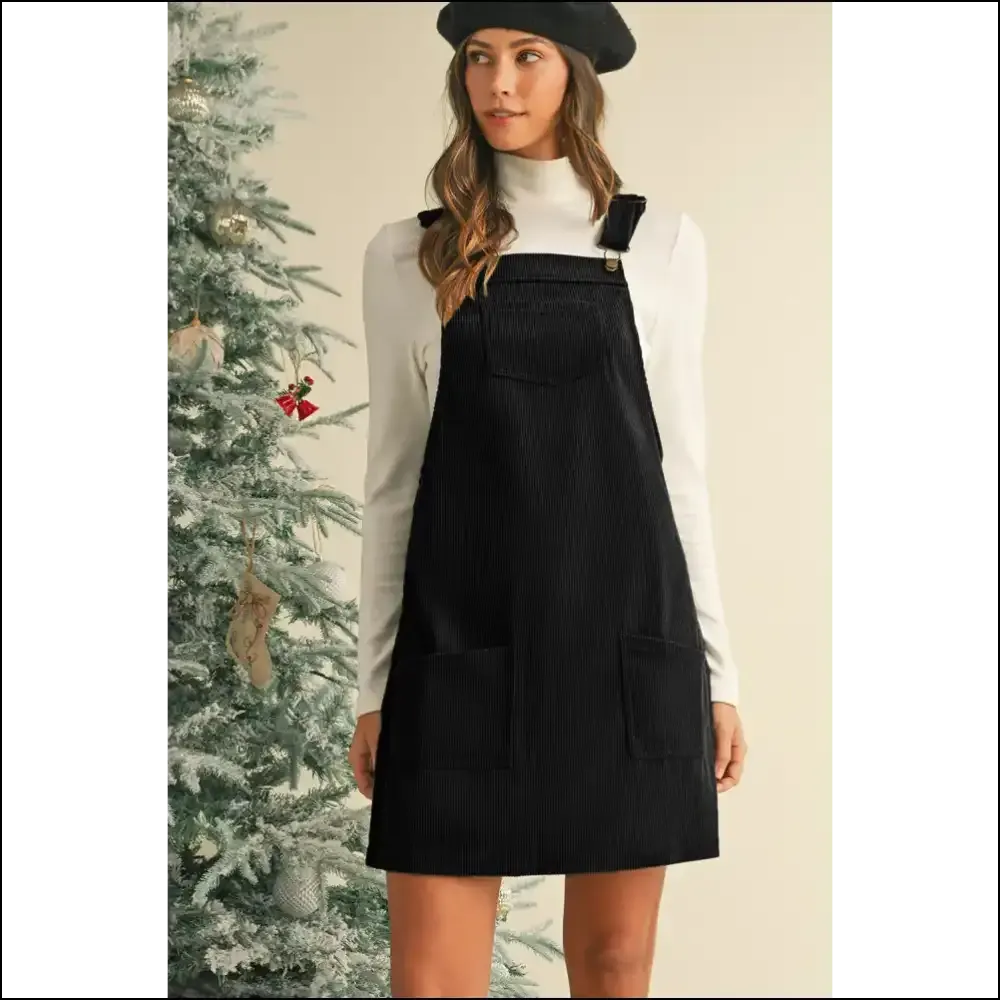 Black Corduroy Dress:  to Attract  (and Maybe a Lawsuit) 😈 Needful Things