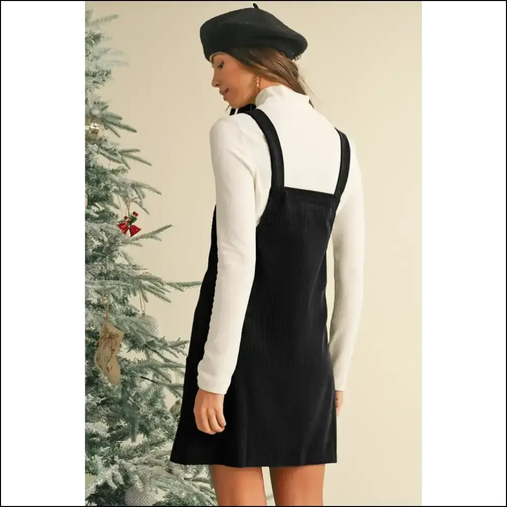 Black Corduroy Dress:  to Attract  (and Maybe a Lawsuit) 😈 Needful Things