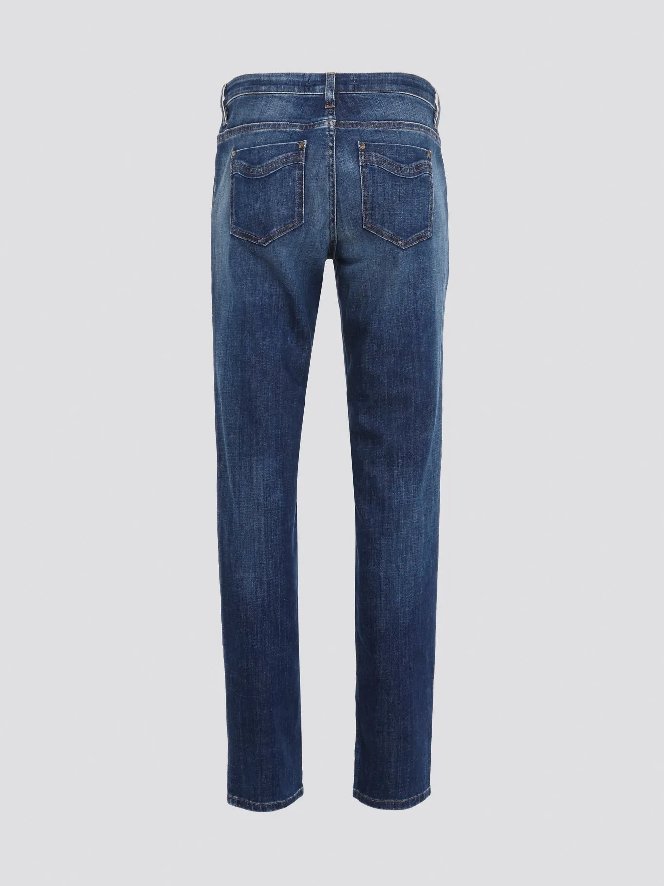Blue Stonewashed Skinny Jeans
