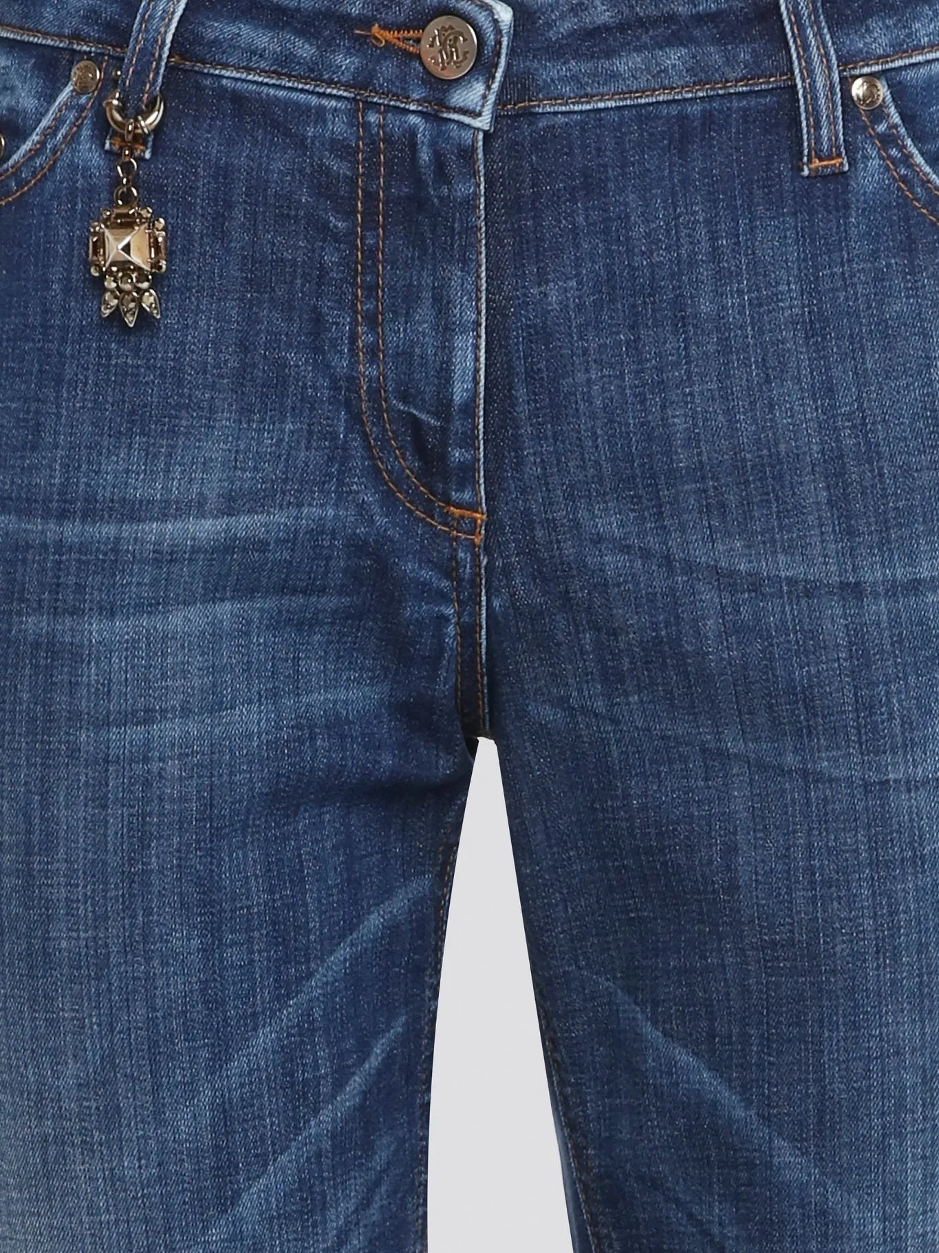 Blue Stonewashed Skinny Jeans