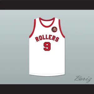 Bob Hubbard 9 Providence Steamrollers White Basketball Jersey with Patch 2