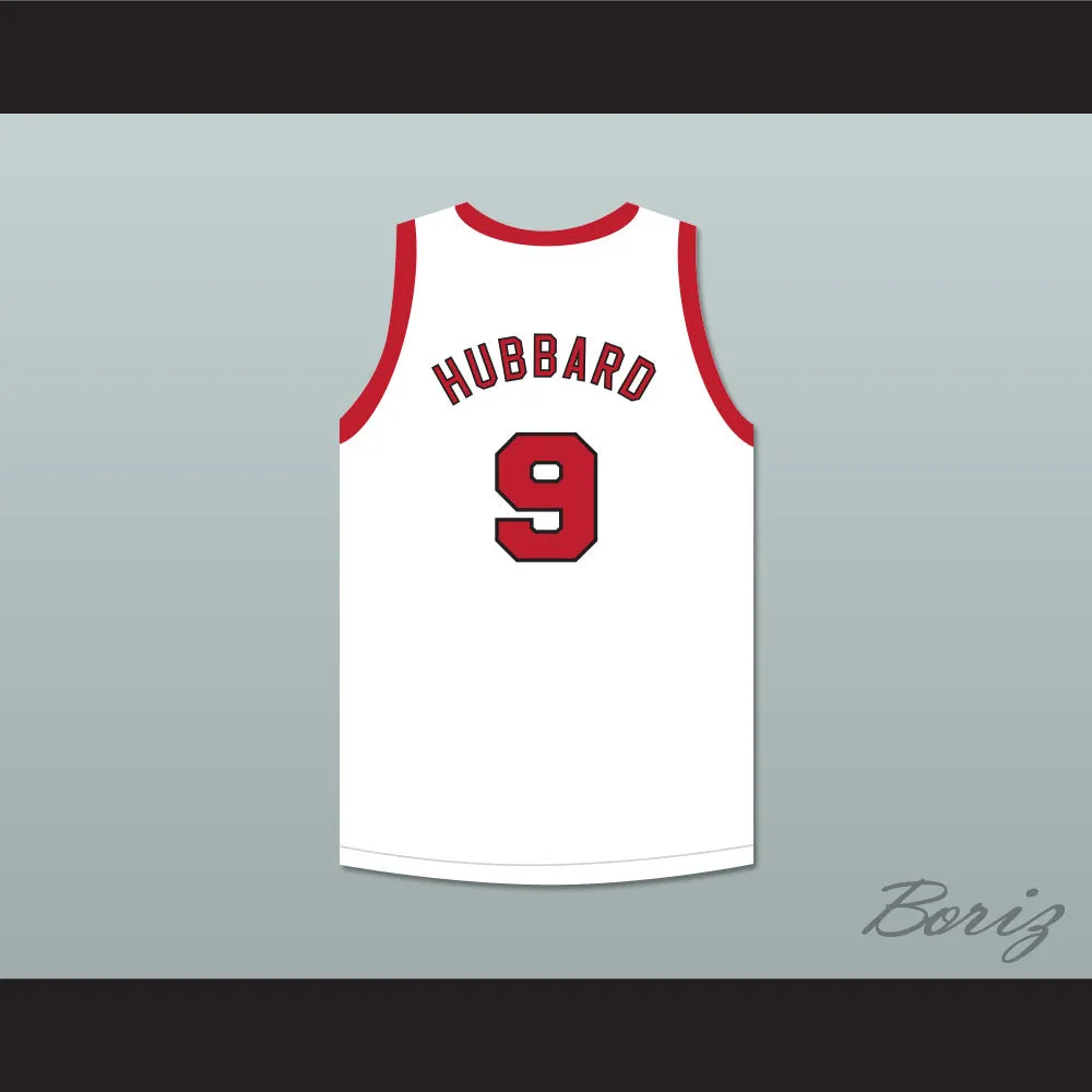 Bob Hubbard 9 Providence Steamrollers White Basketball Jersey with Patch 2