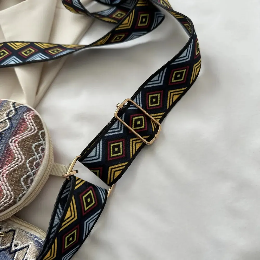 Boho Trail Tassel Crossbody   Mini Purse – Desert Print