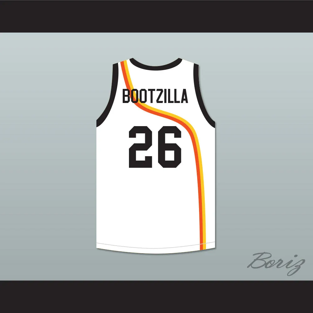 Bootsy 'Bootzilla' Collins 26 Roswell Rayguns White Basketball Jersey