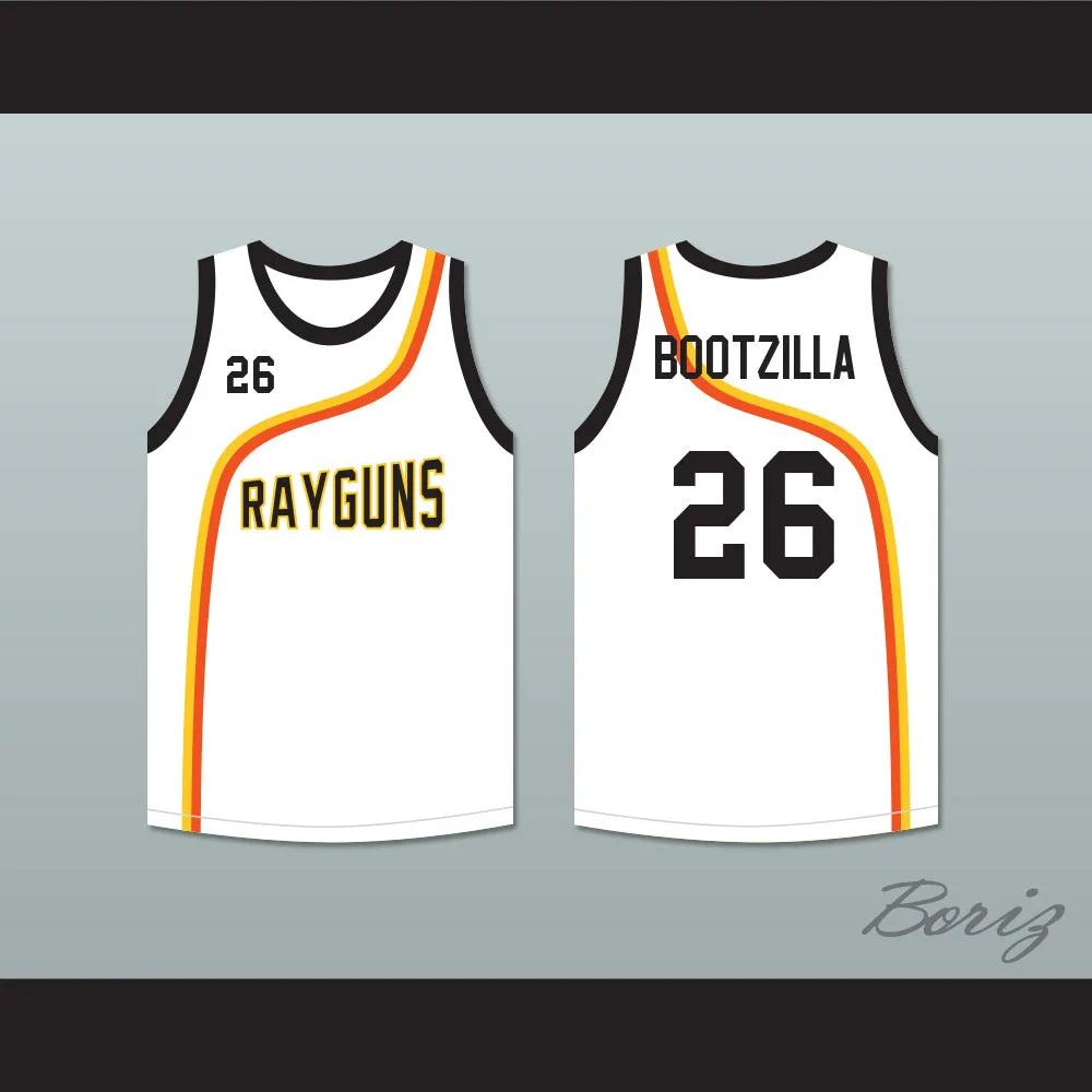 Bootsy 'Bootzilla' Collins 26 Roswell Rayguns White Basketball Jersey