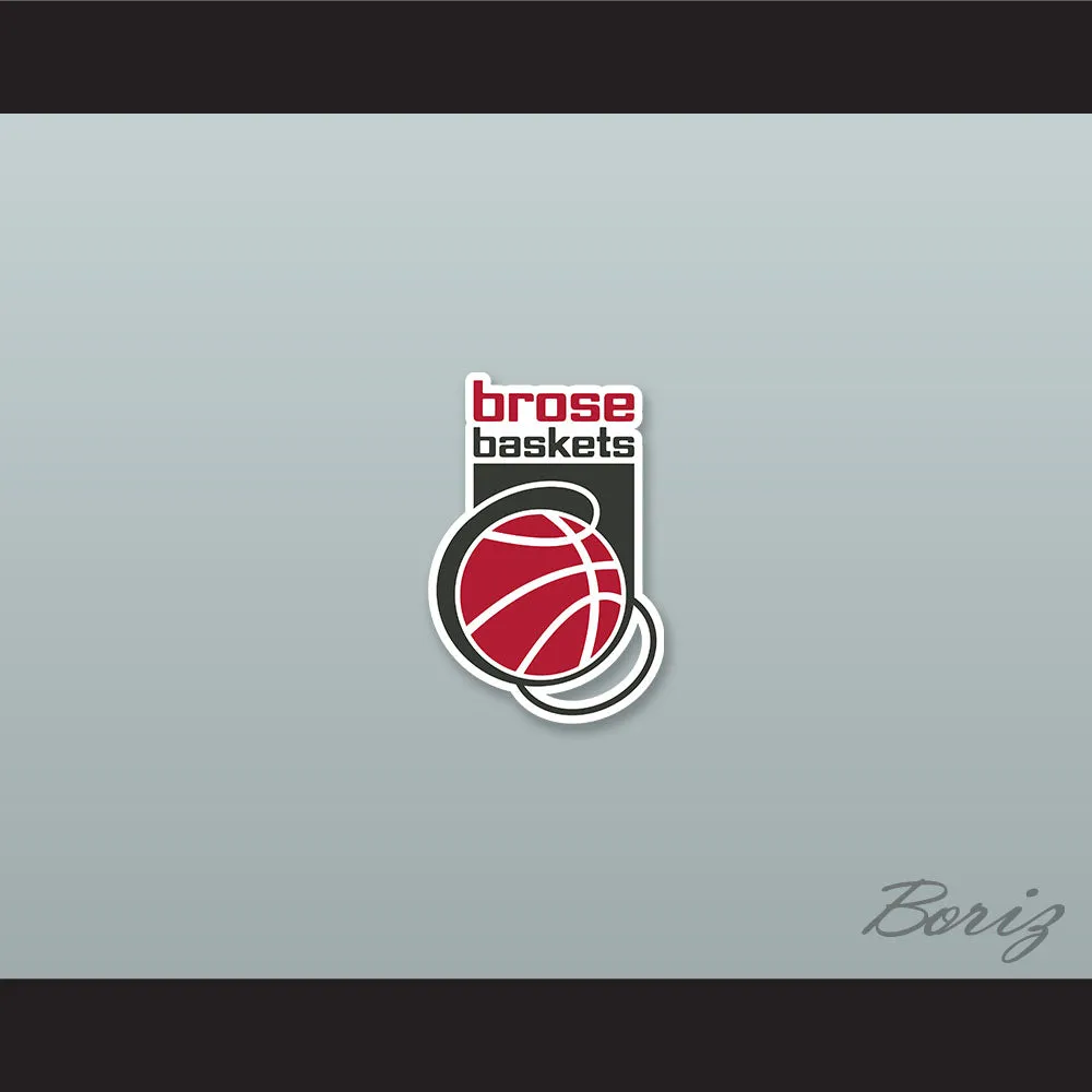 Bostjan Nachbar 7 Brose Bamberg Germany Gray Basketball Jersey