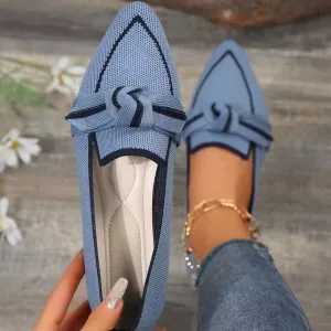 Bow Contrast Loafer