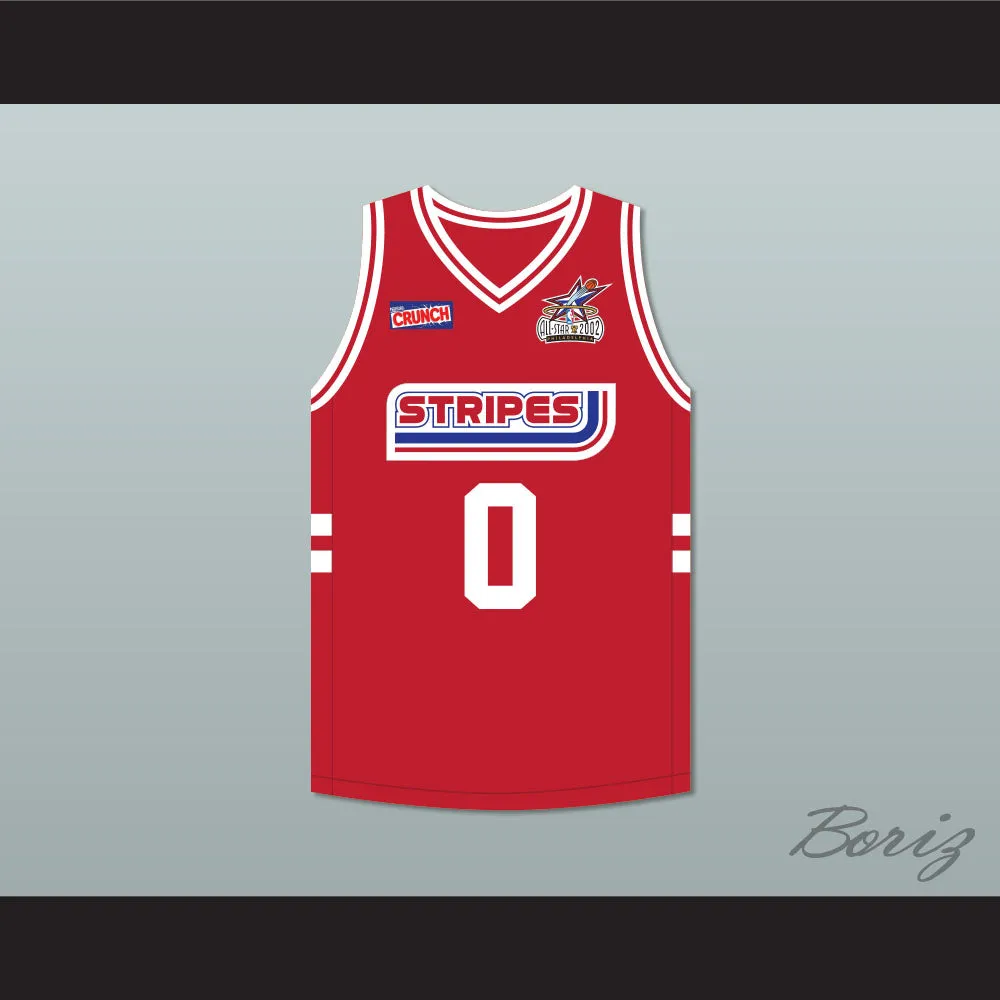 Brian 'B Faydes' McFayden 0 Stripes Basketball Jersey Rock N' Jock All Star Jam 2002