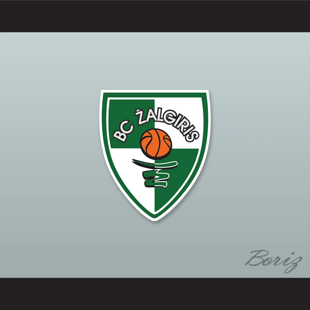Brock Motum 12 BC Zalgiris Kaunas Lithuania White Basketball Jersey