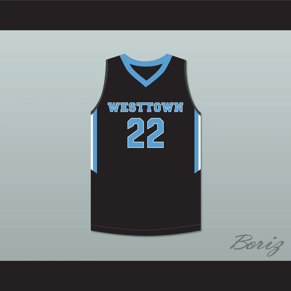 Cam Reddish 22 Westtown School Moose Black Basketball Jersey 2