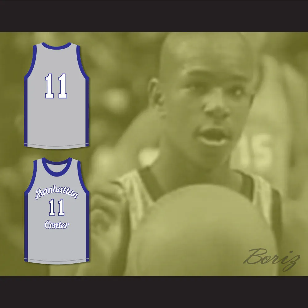 Cameron Giles 11 Manhattan Center Rams Basketball Jersey