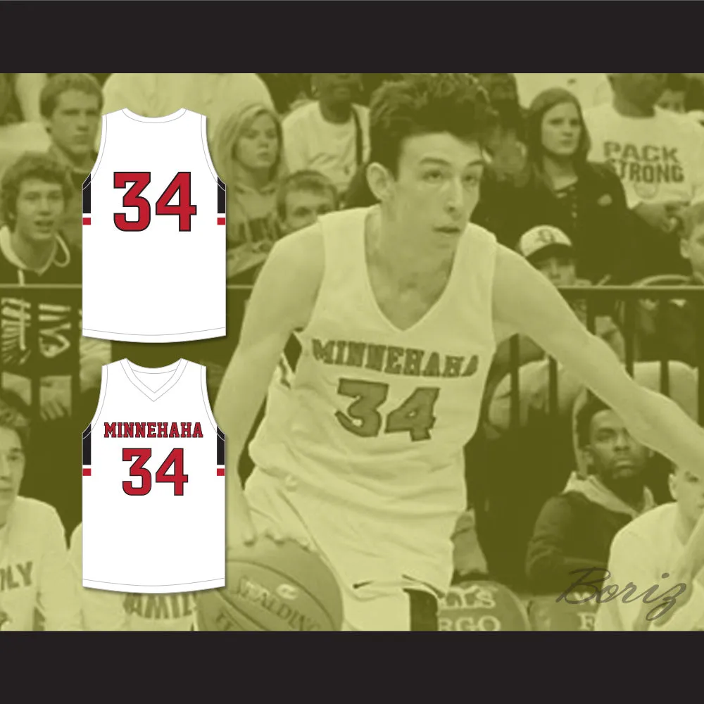 Chet Holmgren 34 Minnehaha Academy Redhawks White Basketball Jersey 3