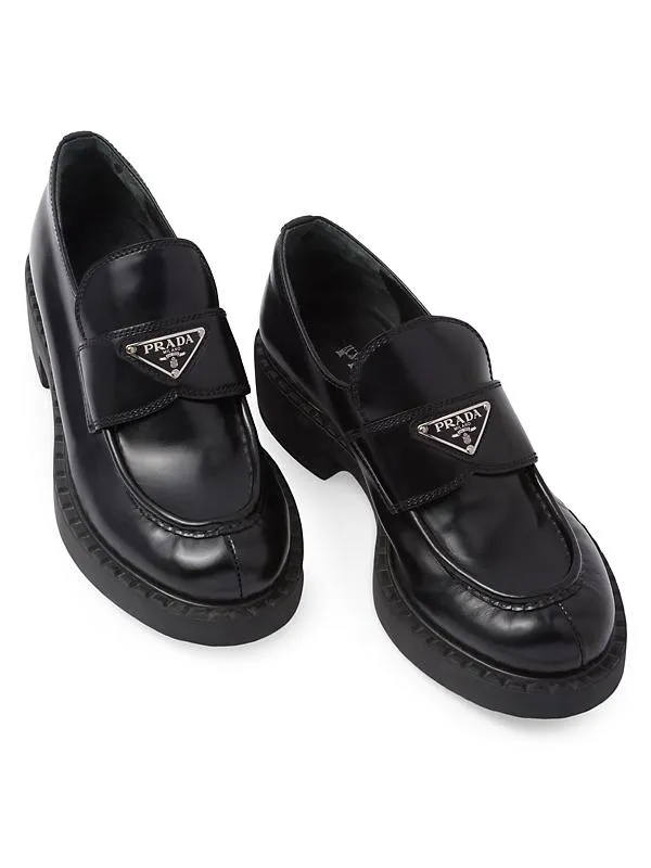 Chocolate Brushed Leather Loafer
