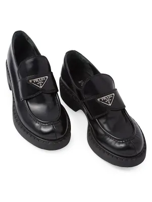 Chocolate Brushed Leather Loafer