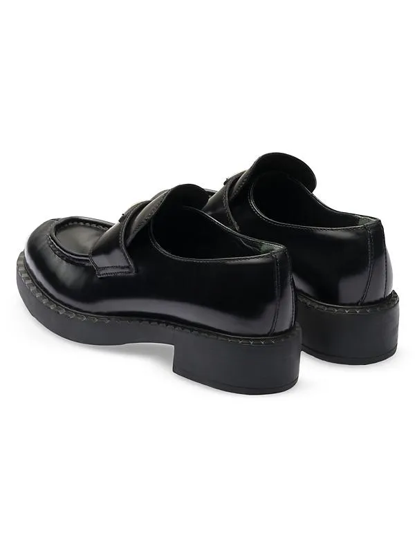 Chocolate Brushed Leather Loafer