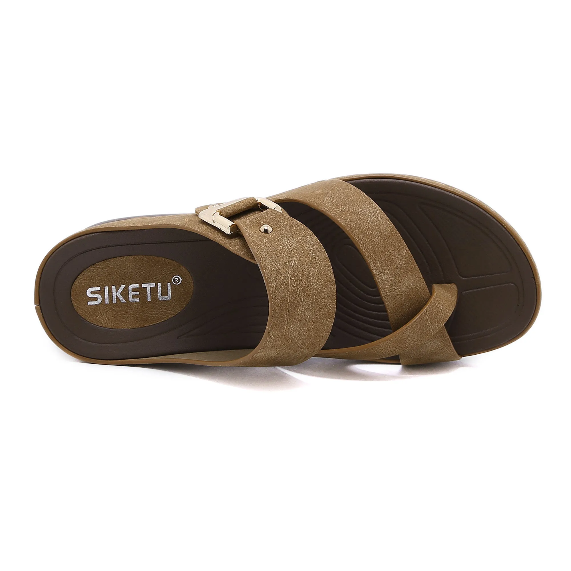 Comfort Slip-On Strappy Sandals Slides - Siketu