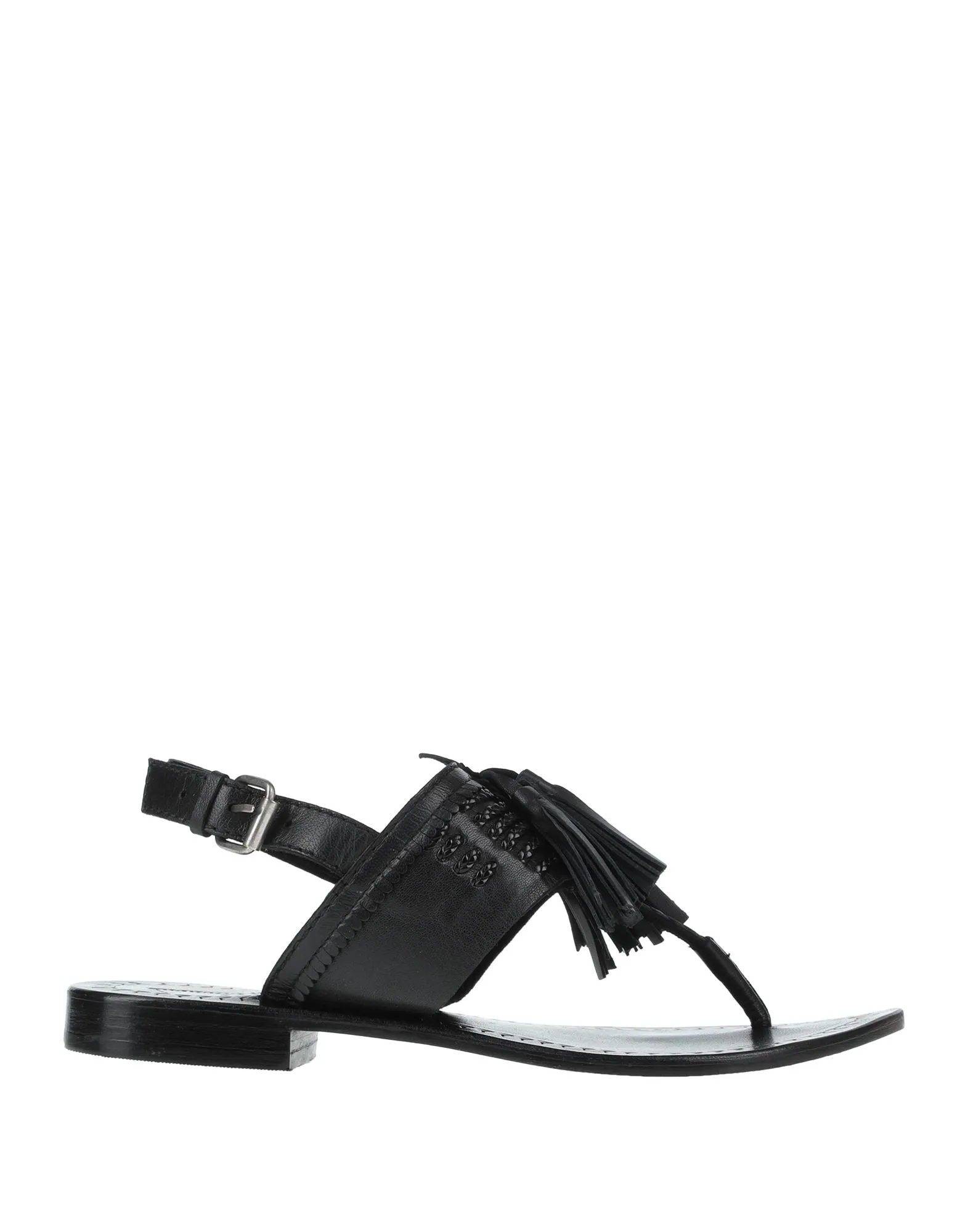 COULEUR POURPRE Leather Thong sandals (17148674HR) Woman