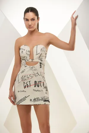 Cut Out Evolution Short Dress