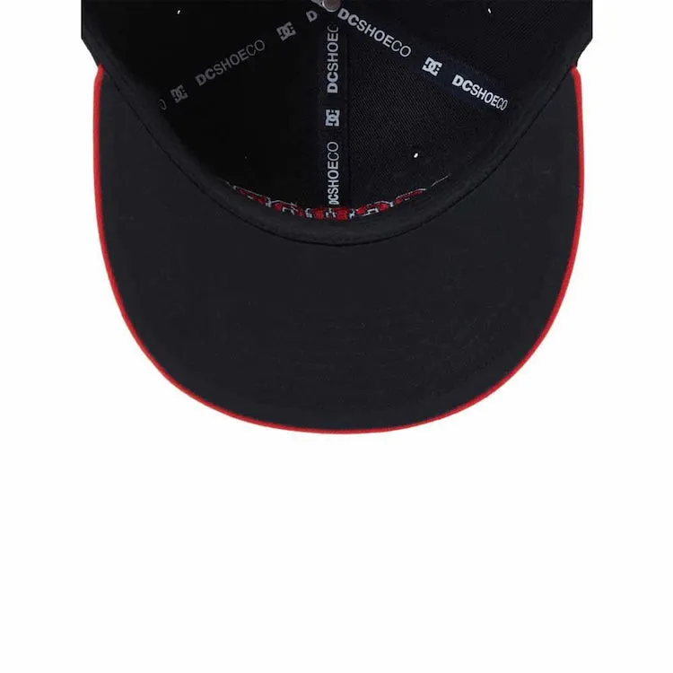 DCSHOECO Shy Town Empire Snapback Cap Black Red