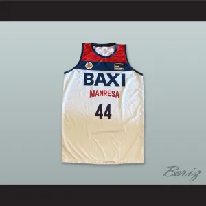 Deividas Dulkys 44 Basquet Manresa Spain White Basketball Jersey