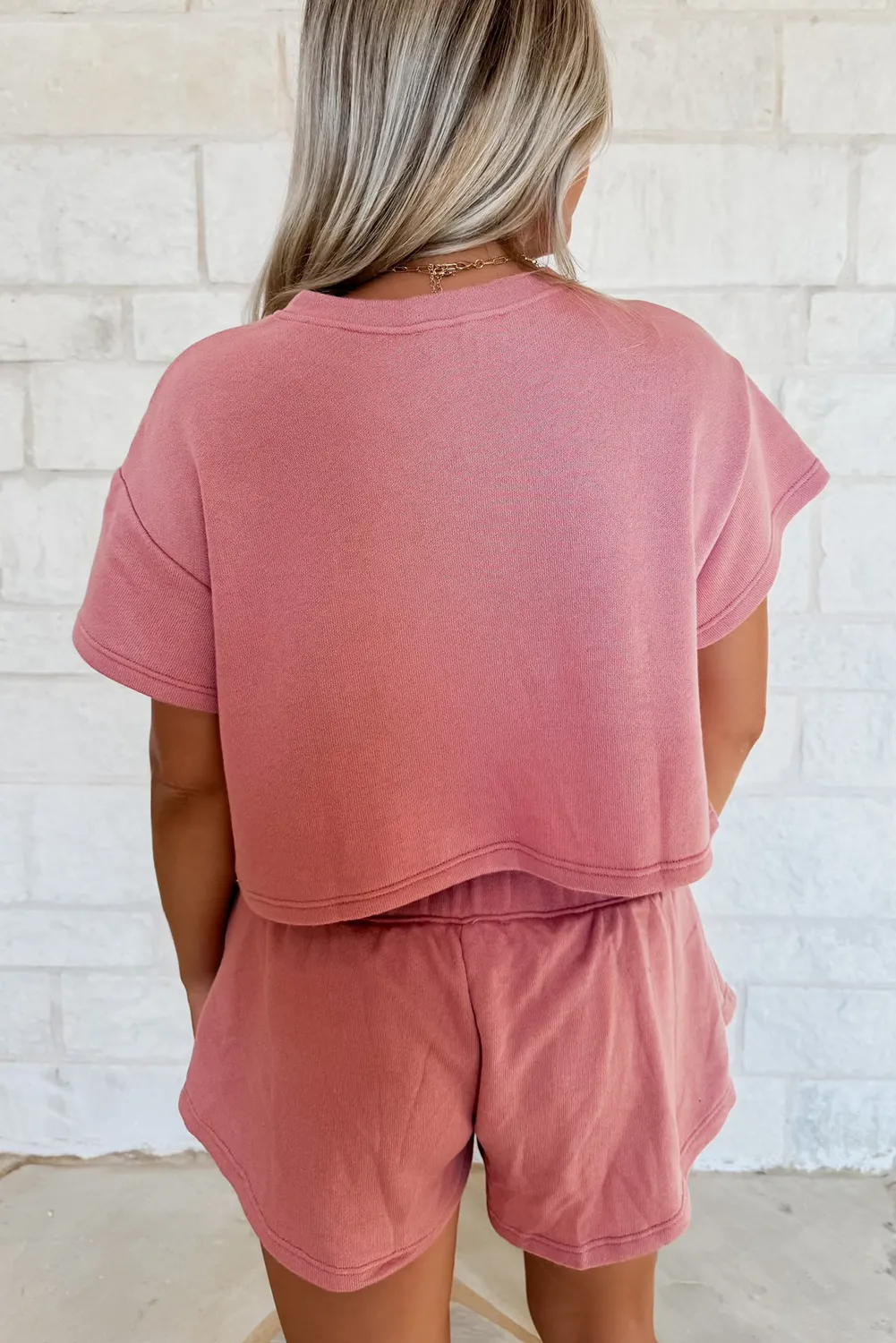 Desert Bloom Cropped Tee & Ruffle Skort Set