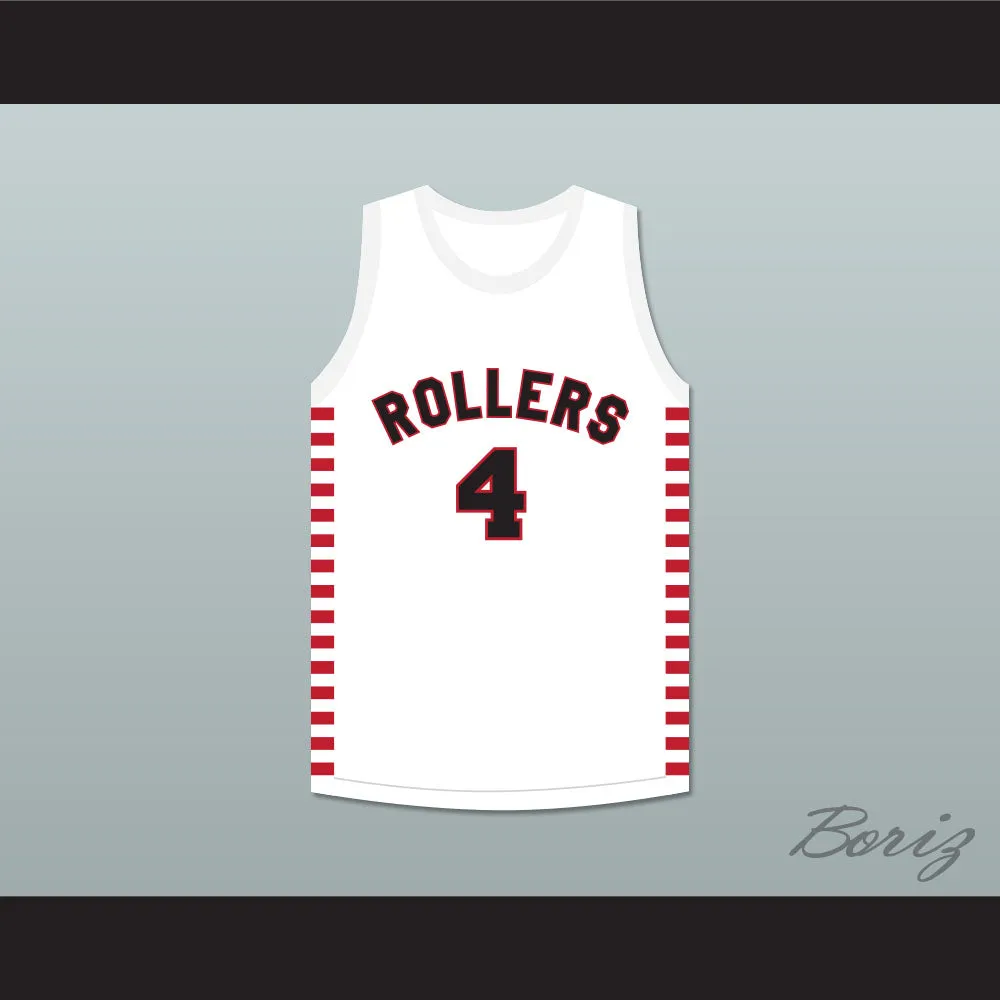Dino Martin 4 Providence Steamrollers White Basketball Jersey 1