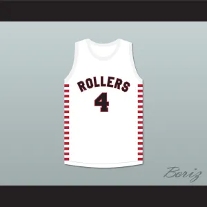 Dino Martin 4 Providence Steamrollers White Basketball Jersey 1