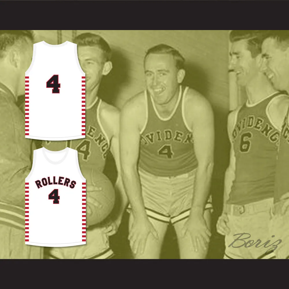 Dino Martin 4 Providence Steamrollers White Basketball Jersey 1