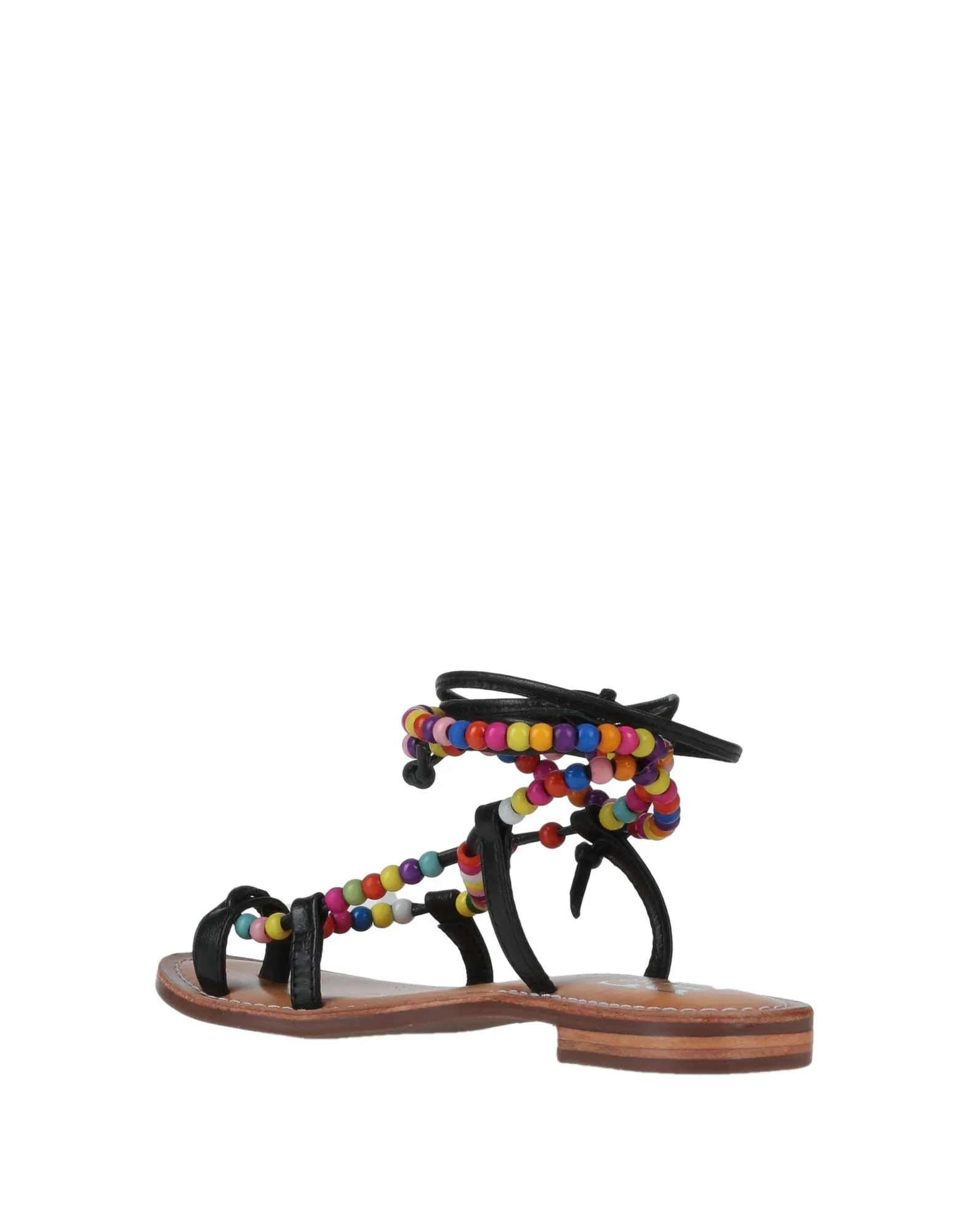 DIVINE FOLLIE Leather Thong sandals (17384107NQ) Woman