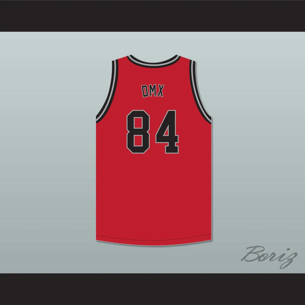 DMX 84 Rough Ryders Red Basketball Jersey 3