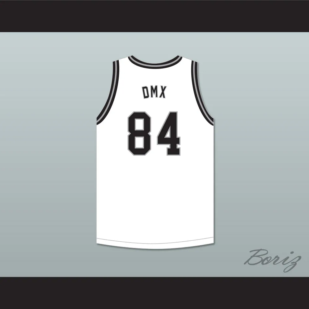 DMX 84 Rough Ryders White Basketball Jersey 5