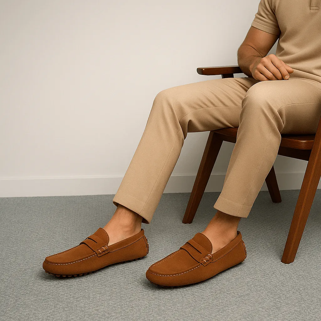 Domoir | Italian Style Suede Loafers